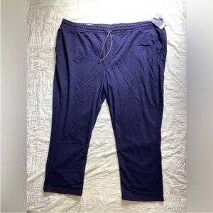 NWT Izod Fleece Jogger Sweatpants Navy Blue 4XL